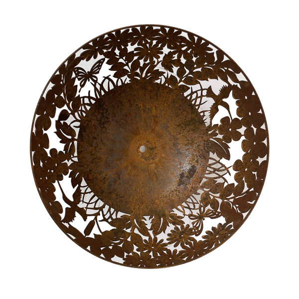 Red Barrel Studio® Reepham 15" H x 24" W Wood Burning Outdoor Fire Pit